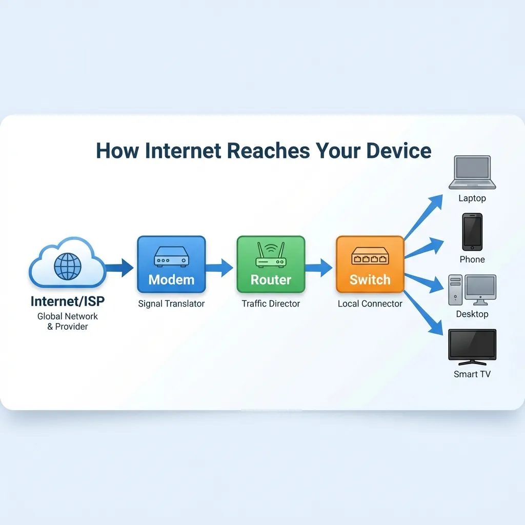 Internet to Device Flow