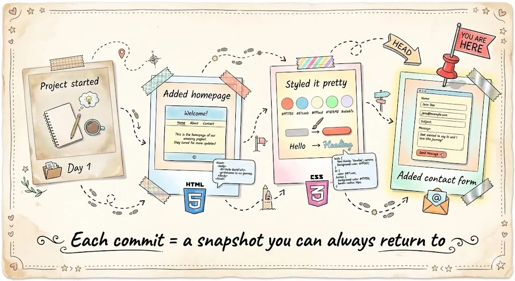 Commit History - Your Project Journey