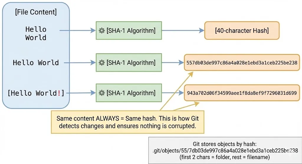 How Git creates hashes