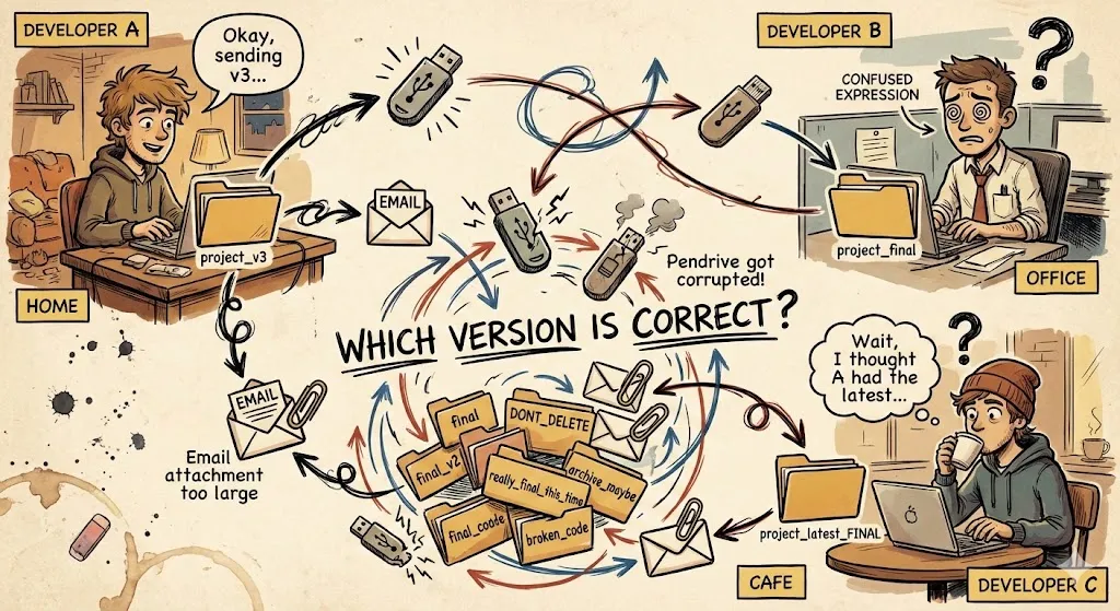The Pendrive and Email Chaos